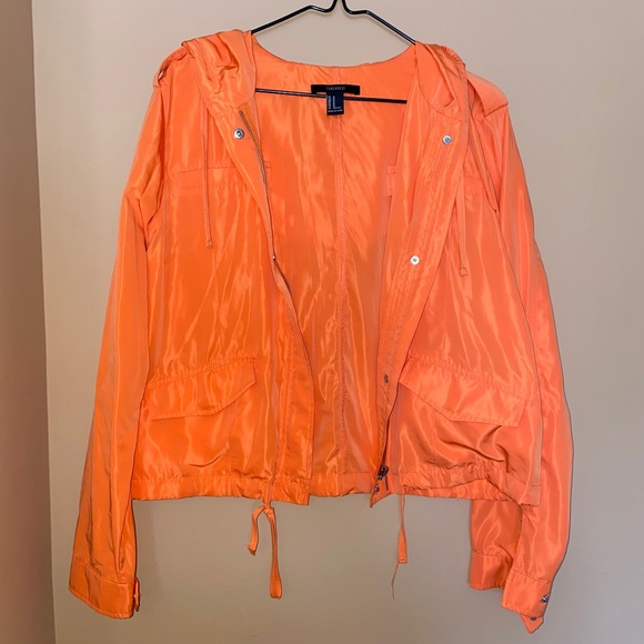 Bright Orange Windbreaker - Picture 1 of 3